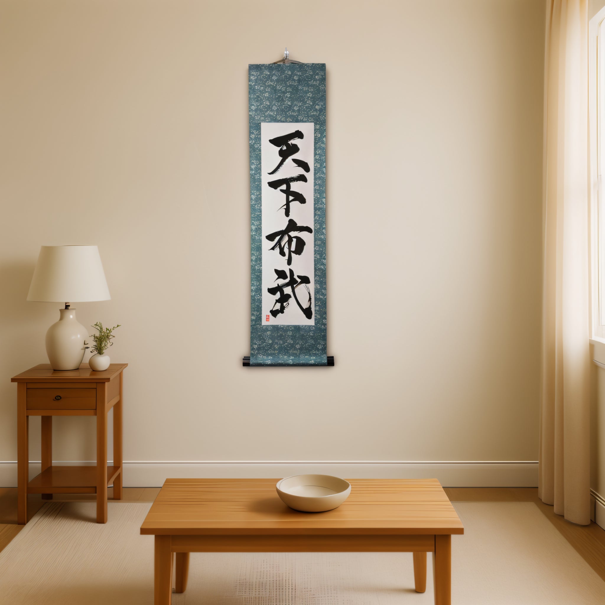 Sabiduría y Fuerza para Unificar Japón — 天下布武 (Tenka Fubu) por Kumagon 